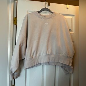 Adidas Cream Pullover and Sweat Pants